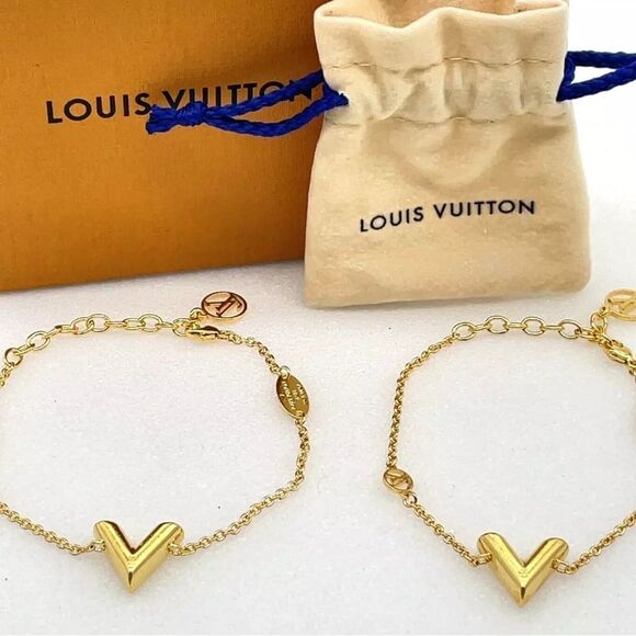 2Pcs Auth Louis Vuitton Bracelet Essential V - Picture 2 of 11